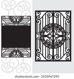 
Gate folding card design . 