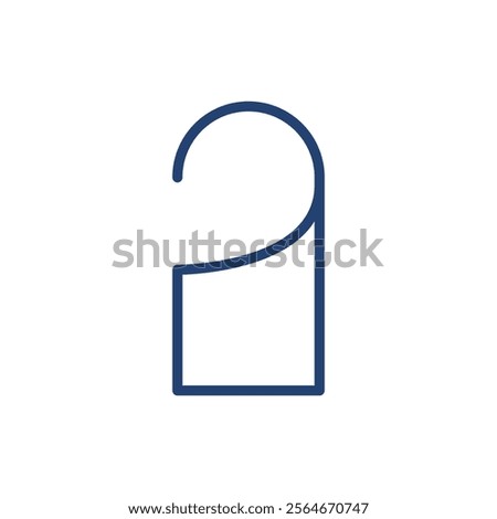Gate hanger icon Outline icon sign