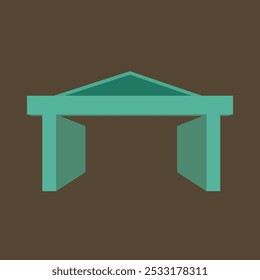 Gate icon design can be useful for those of you who need a simple and minimalist design.