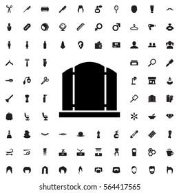 gate icon illustration isolated vector sign symbol