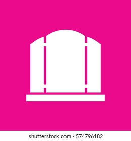 gate icon illustration isolated vector sign symbol