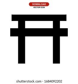 gate icon or logo isolated sign symbol vector illustration - high quality black style vector icons
