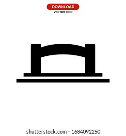 gate icon or logo isolated sign symbol vector illustration - high quality black style vector icons
