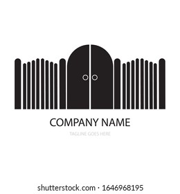 Logo-Vektorillustration-Design des Gatters