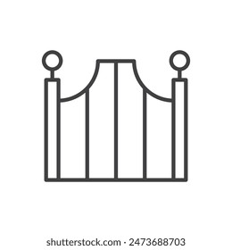 Gate Icon Sign Symbol Vector