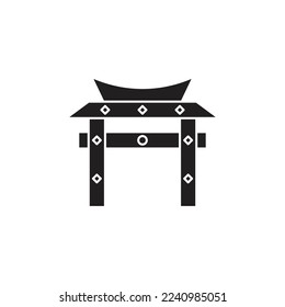 the gate icon is suitable for your web, apk or project with a chinese new year theme