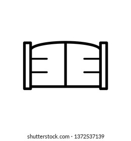 Gate icon, symbol for your web site design, logo, app, UI. Vector illustration.