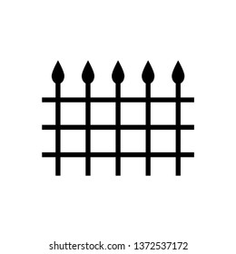 Gate icon, symbol for your web site design, logo, app, UI. Vector illustration.