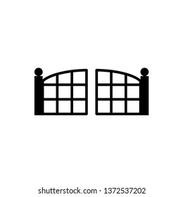 Gate icon, symbol for your web site design, logo, app, UI. Vector illustration.
