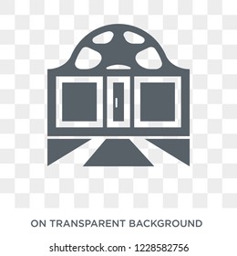 Gate icon. Trendy flat vector Gate icon on transparent background from Architecture and Travel collection. 