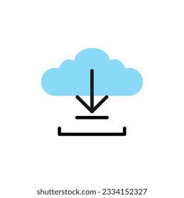 Plantilla de diseño de vectores de iconos de puerta e ilustración