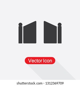 Gate Icon Vector Illustration Eps10