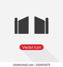 Gate Icon Vector Illustration Eps10