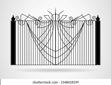 Gate icon vector illustration. EPS10.