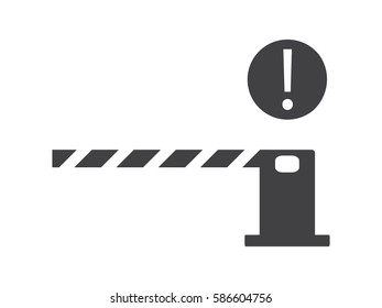 gate, icon, vector illustration eps10