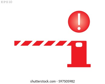 gate, icon, vector illustration eps10