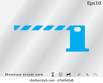 gate, icon, vector illustration eps10