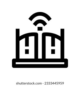 Gate Icon für Ihre Website, Ihr Handy, Ihre Präsentation und Ihr Logo-Design.