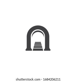 Gate illustration vector flat design