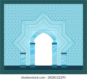 gate with islamic ornament pattern (artwork 3)