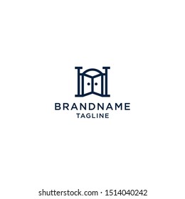 Gate Logo Design Template Vector