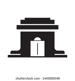 Gate logo template, vector icon design