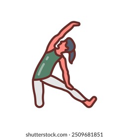 Ícones preenchidos de porta, ilustração de vetor