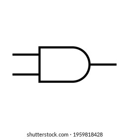 and gate symbol in electronics