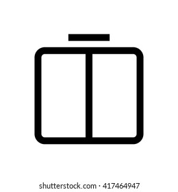 Gate theme line icon. 