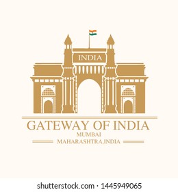 Gate way of India Mumbai Illustration