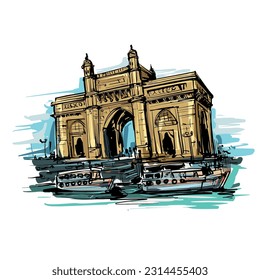 Gate way of i
India vector illustration