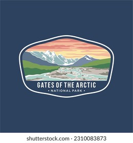 Gates of the Arctic National Park Emblem Patchlogo