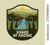 GATES OF ARCTIC NATIONAL PARK VECTOR LOGO
