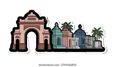 Gateway Arch architectural landmark structure