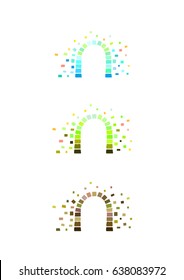 Gateway to heaven vector illustration