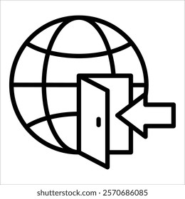 Gateway Icon Element For Design
