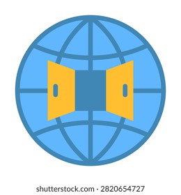 Gateway Icon - Flat Color Icons For Networking and Business Technology