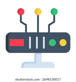 Icono de puerta de enlace Ilustración vectorial de estilo plano