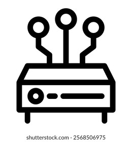Gateway icon with simple and line style