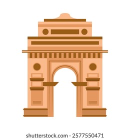 gateway of india front view isolated