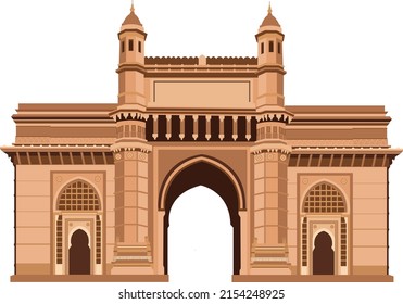 Gateway Of India Vector Illustration