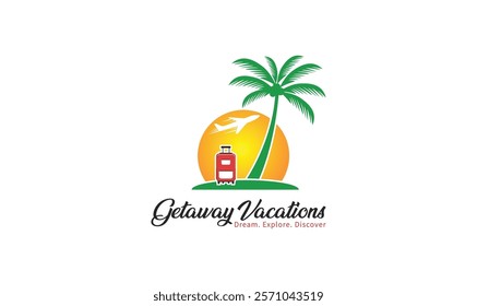 Gateway Vacation logo for travel agency or company