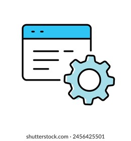 Gathering Data Vector Icon Design