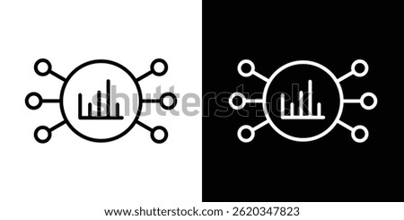 Gathering information icon vector for web and mobile app. Symbol isolated.
