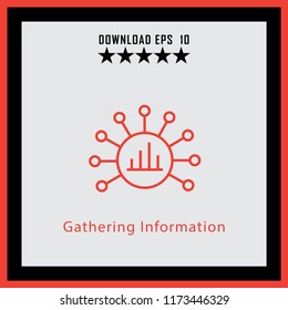 Gathering Information  line icon