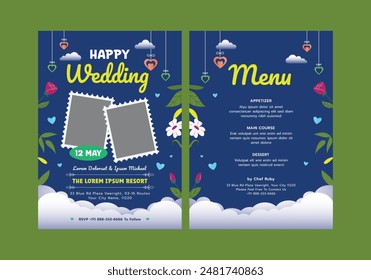 Gathivo Wedding Invitation Template Card