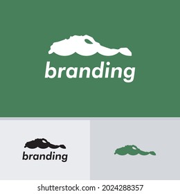 Gator Head Logo, Suitable for any business related to alligators or a crocodile.