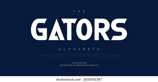 Gators modern creative minimal alphabet small letter logo design