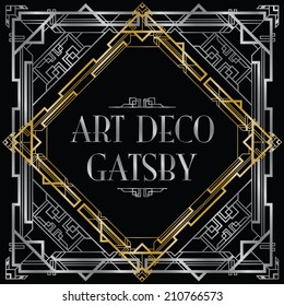 gatsby art deco background