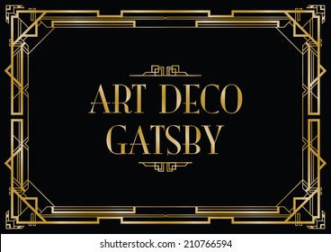 Gatsby Art Deco Background